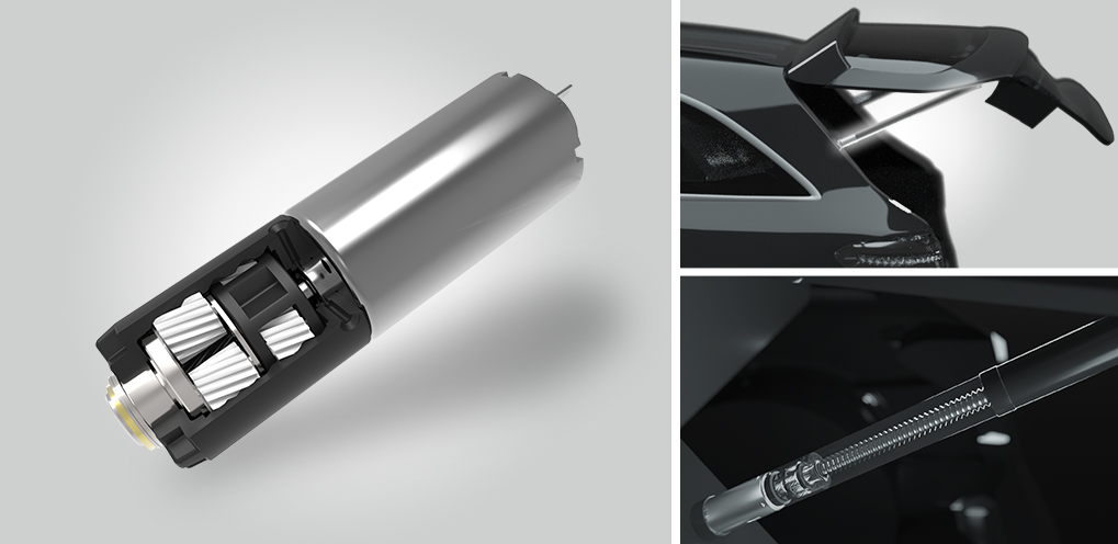 汽车尾门推杆电机